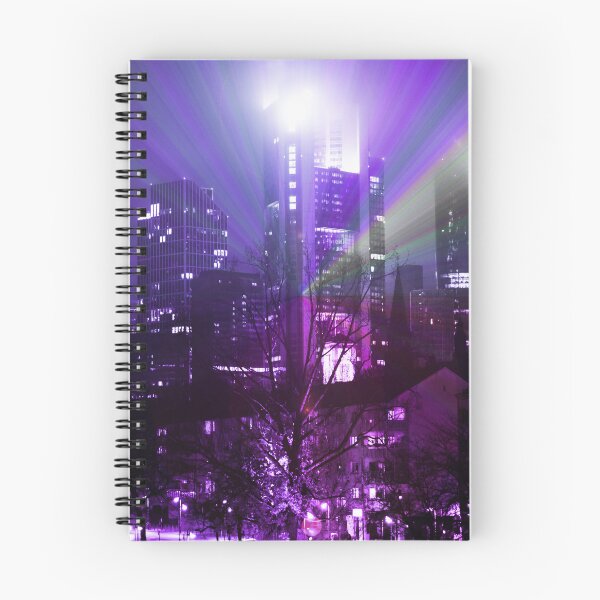 Item preview, City lights of Frankfurt am Main - purple designed and sold by MarionsArt.