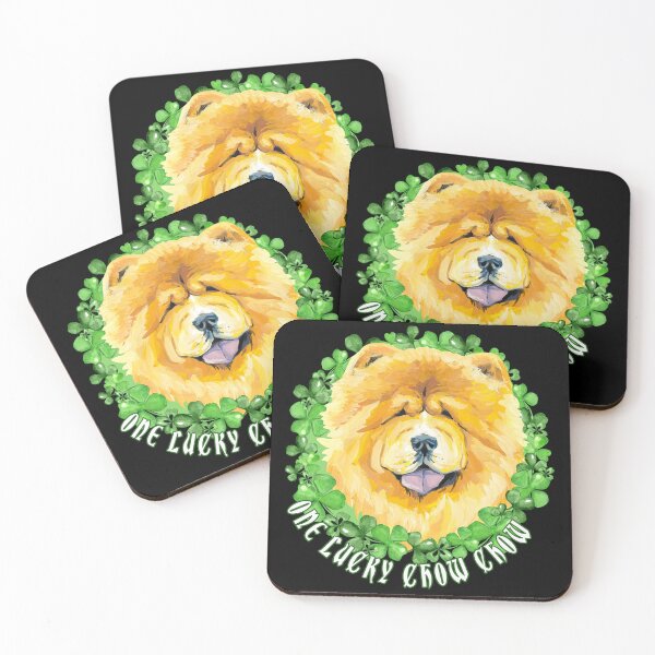 Item preview, One Lucky Chow chow Funny St. Patrick Dog  designed and sold by Cuddlythopia.