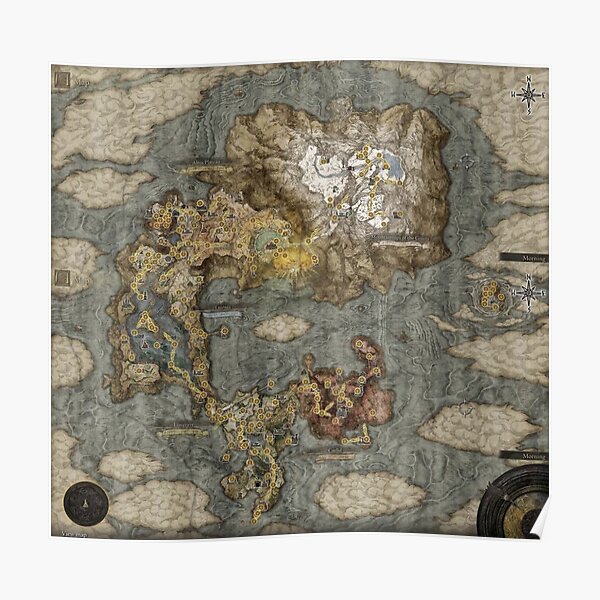 Elden Ring Map Poster