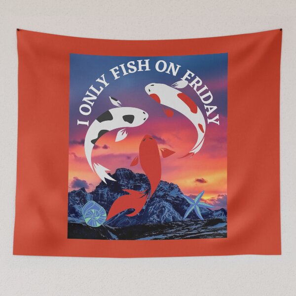 Item preview, I ONLY FISH ON FRIDAY. designed and sold by marie1919.