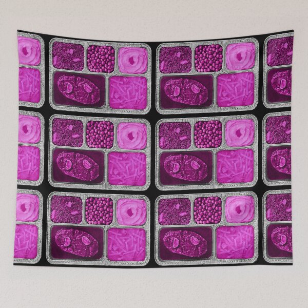 Item preview, Retro TV Dinner in Pink designed and sold by ElectricPopSpot.