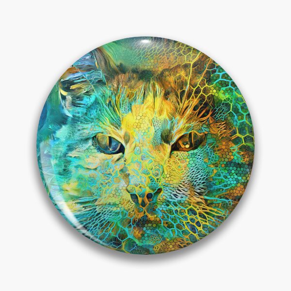 Item preview, Abstract Art | Deep Style abstraction cat designed and sold by blackhalt.