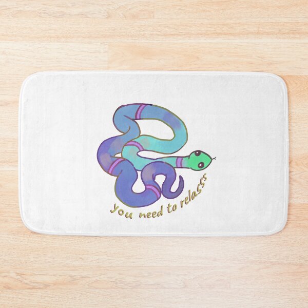 Item preview, Cute watercolor snake you need to relax designed and sold by Mayarart.