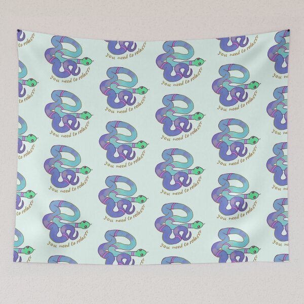 Item preview, Cute watercolor snake you need to relax designed and sold by Mayarart.