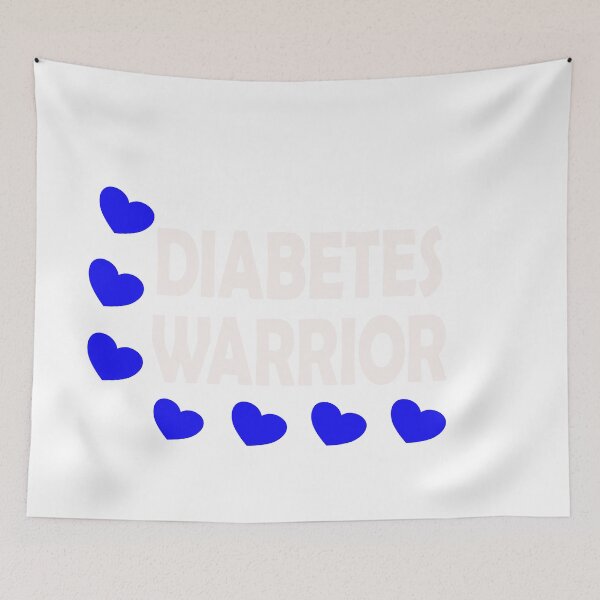 Item preview, diabetes warrior designed and sold by justplainwords.