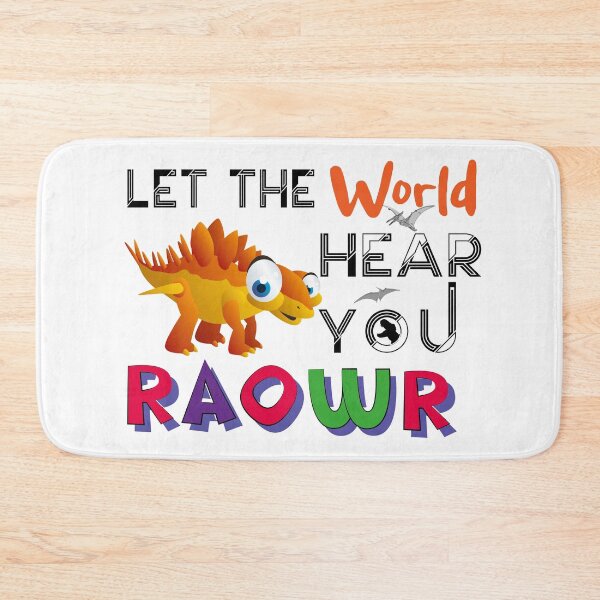 Item preview, Let The World Hear You (Roawr)-Cute Dinosaur designed and sold by podekom.