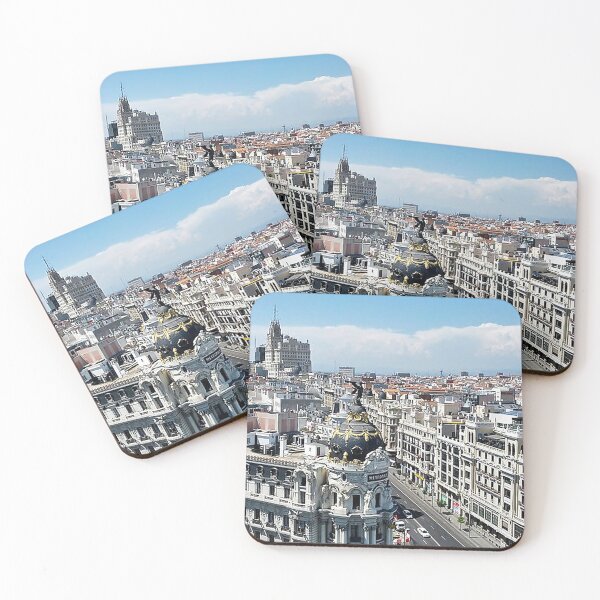Item preview, Madrid Cityscape, Madrid Spain, Espana, European cities, Spanish cities, Capital of Spain designed and sold by Nostrathomas66.
