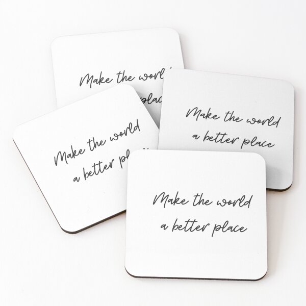 Item preview, make the world a better place designed and sold by EnlightParis.