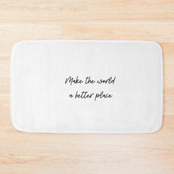 Item preview, make the world a better place designed and sold by EnlightParis.