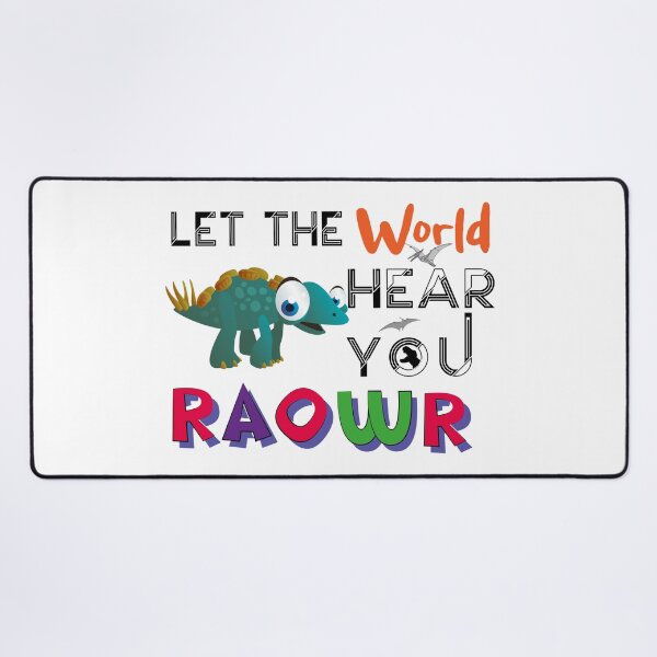 Item preview, Let The World Hear You (Roawr)-Adorable Dinosaur designed and sold by podekom.