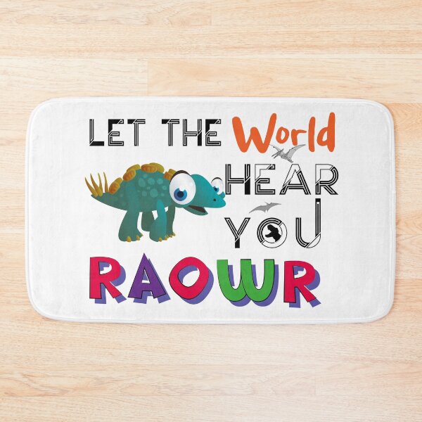 Item preview, Let The World Hear You (Roawr)-Adorable Dinosaur designed and sold by podekom.