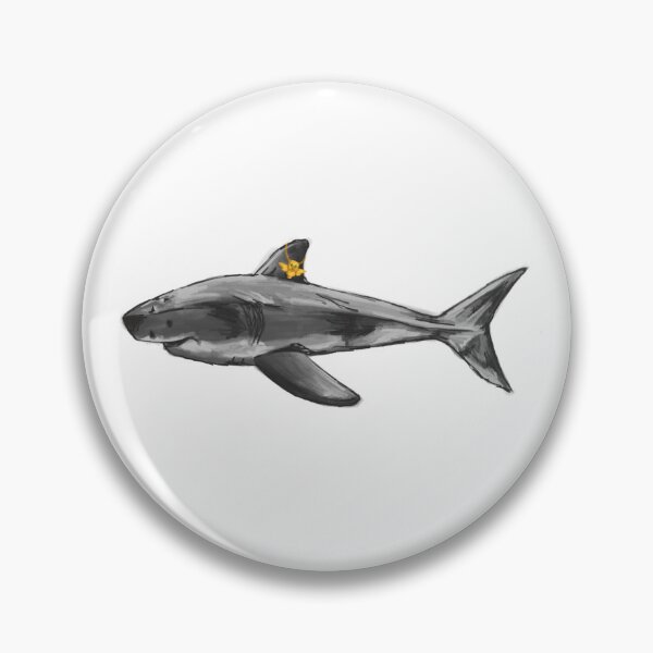 Item preview, Foolish Shark Sticker designed and sold by SortedDesigns.