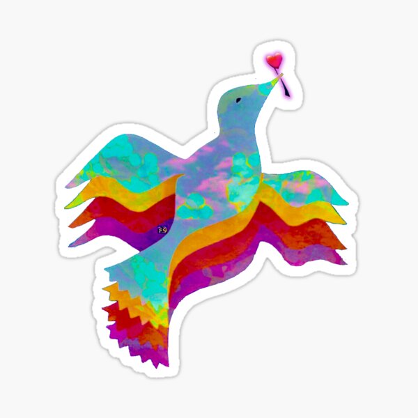 The Love Dove Sticker