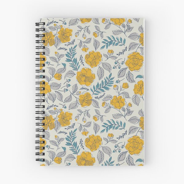 Item preview, Camellia Mustard & Grey designed and sold by ldpapers.
