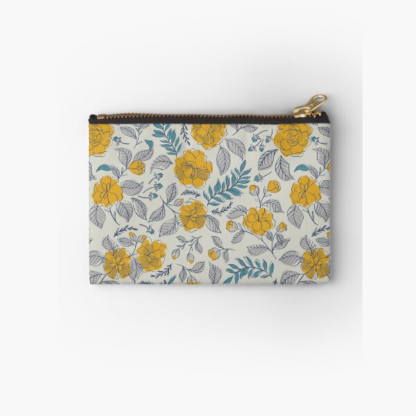 Item preview, Camellia Mustard & Grey designed and sold by ldpapers.
