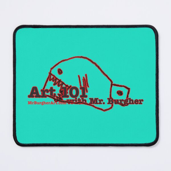 Item preview, Art 101 with Mr. Burgher and Shark by Hank designed and sold by Mr-Burgher.