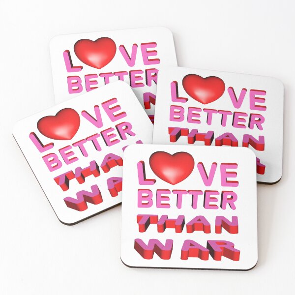 Item preview, LOVE BETTER THAN WAR designed and sold by Tropic Wear Collection.
