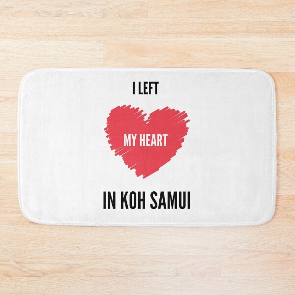 Item preview, I left my heart in Koh Samui shirt - Samui gift, Samui shirt, Vacation shirt, Thailand lover, Thailand traveller designed and sold by NaNapolitano.