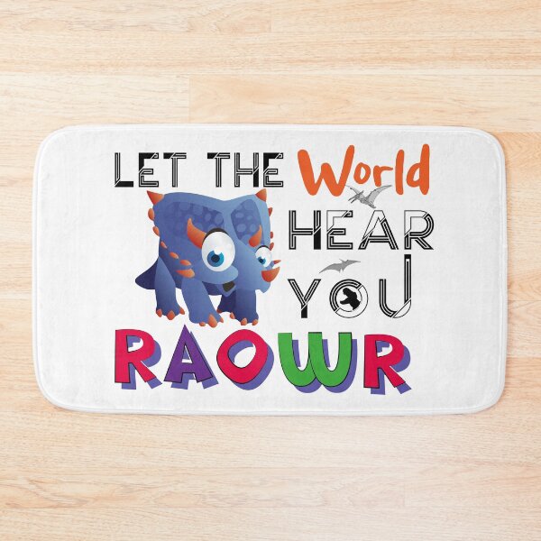 Item preview, Let The World Hear You (Roawr)-Adorable Dinosaur designed and sold by podekom.