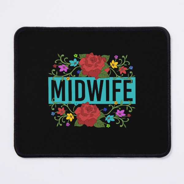 Item preview, Women Baby Catcher Midwifery Doula Flowers Midwife designed and sold by bestshirtdesign.
