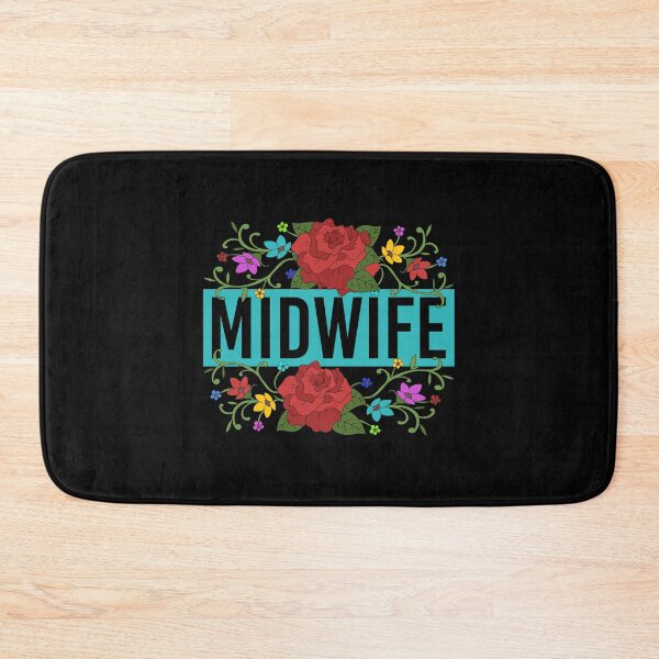 Item preview, Women Baby Catcher Midwifery Doula Flowers Midwife designed and sold by bestshirtdesign.