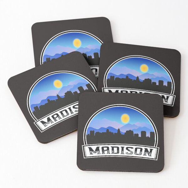 Item preview, Maddison city , belle Ville , Beau coucher de soleil à Madison designed and sold by dortmond.