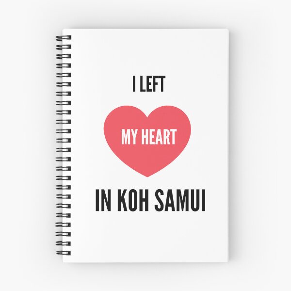 Item preview, I left my heart in Koh Samui shirt - Samui gift, Samui shirt, Vacation shirt, Thailand lover, Thailand traveller designed and sold by NaNapolitano.