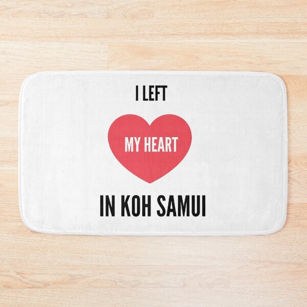 Item preview, I left my heart in Koh Samui shirt - Samui gift, Samui shirt, Vacation shirt, Thailand lover, Thailand traveller designed and sold by NaNapolitano.