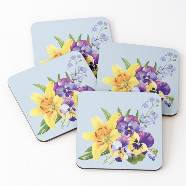 Item preview, Spring Flower Pansies designed and sold by GL Digital Artwork .