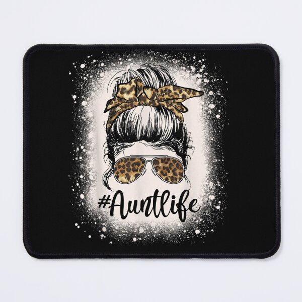 Item preview, Leopard Aunt Life Messy Bun Bleached Auties Girl Mothers Day designed and sold by BanDicker.
