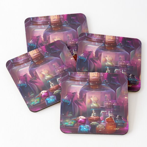 Item preview, Perfumes and Potions Enchanted Painting - Wiccan - Pagan designed and sold by CattlettArt.