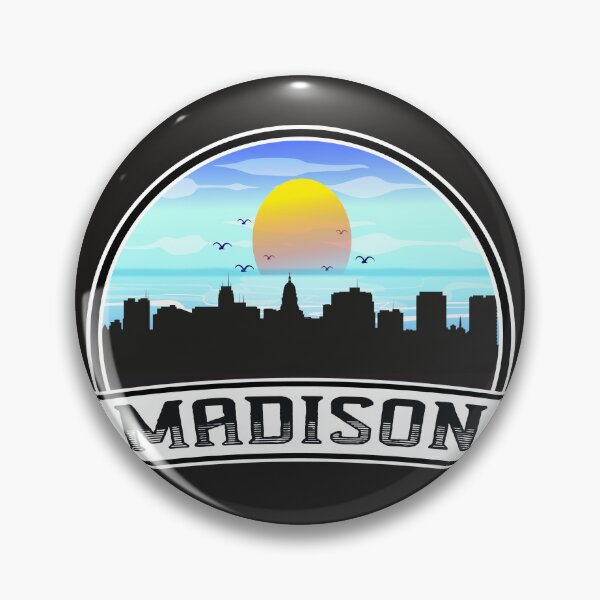 Item preview, Maddison city , belle Ville , Beau coucher de soleil à Madison designed and sold by dortmond.
