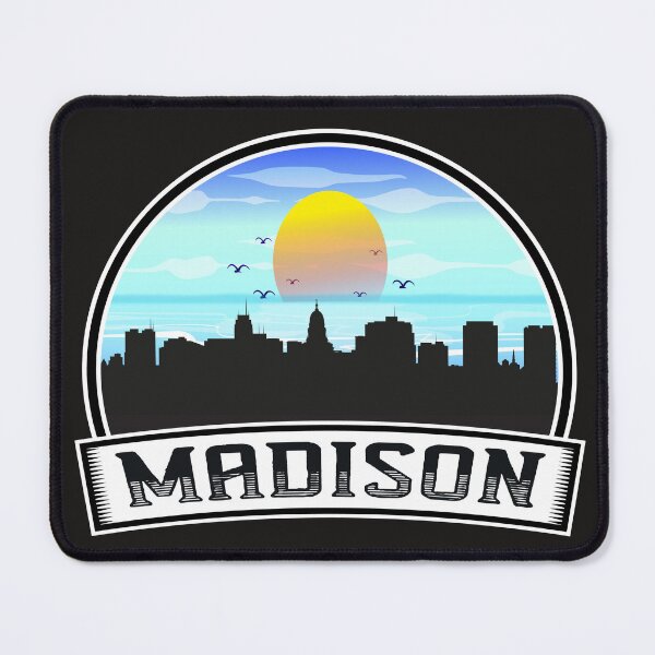 Item preview, Maddison city , belle Ville , Beau coucher de soleil à Madison designed and sold by dortmond.