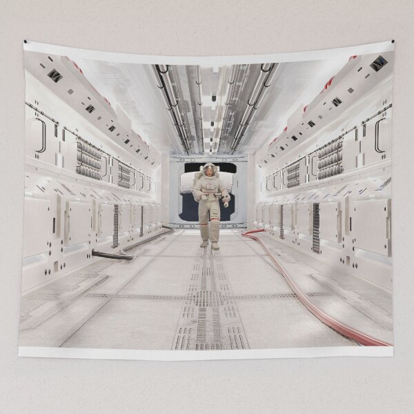 Item preview, Futuristic Space craft interior designed and sold by amithachapa.