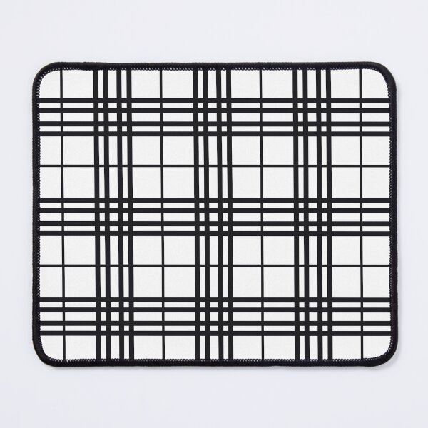 Item preview, Black and White Plaid Pattern designed and sold by greenoriginals.