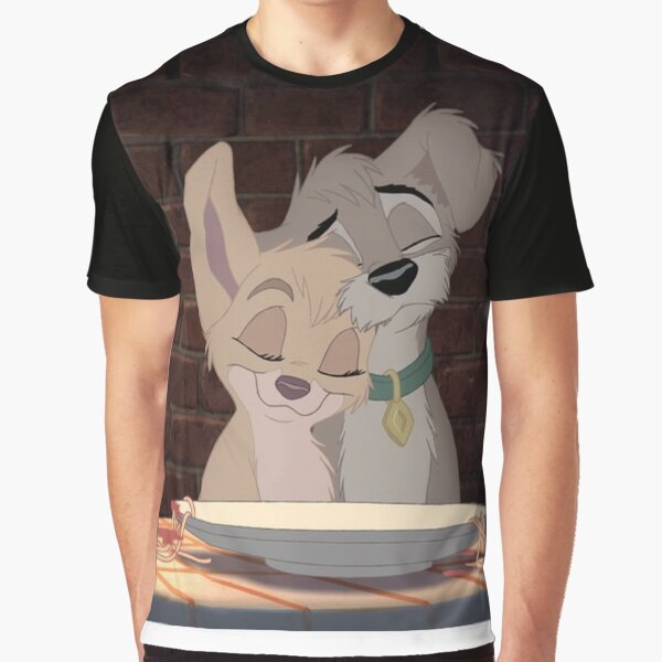Angel and Scamp Graphic T-Shirt