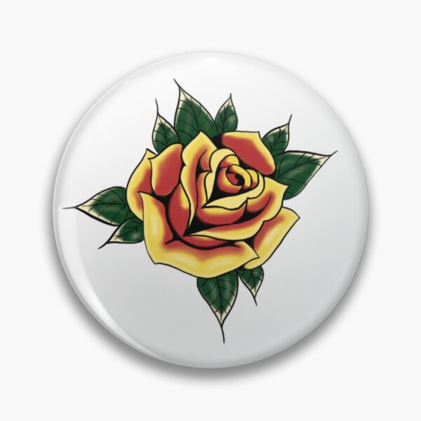 Item preview, Traditional style tattoo Rose designed and sold by tenannii.