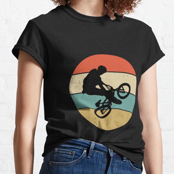 Fahrrad an der Gehirn Kinder Lustiges T-Shirt Rad Fahrrad Berg Straße BMX Jungen