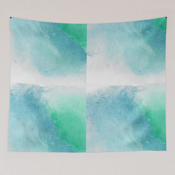 Aperçu de l'œuvre Modako vue sur l'eau, cohérence des couleurs modernes, couleurs calmes un cadeau à votre amour, pour les femmes pour les enfants peinture unique. créée et vendue par ModaKo.