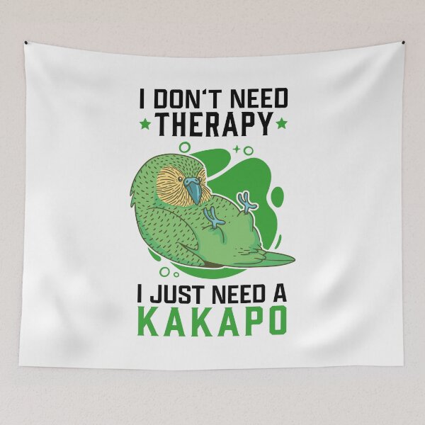 Item preview, Kakapo Therapy New Zealand flightless kakapo designed and sold by madgrfx.