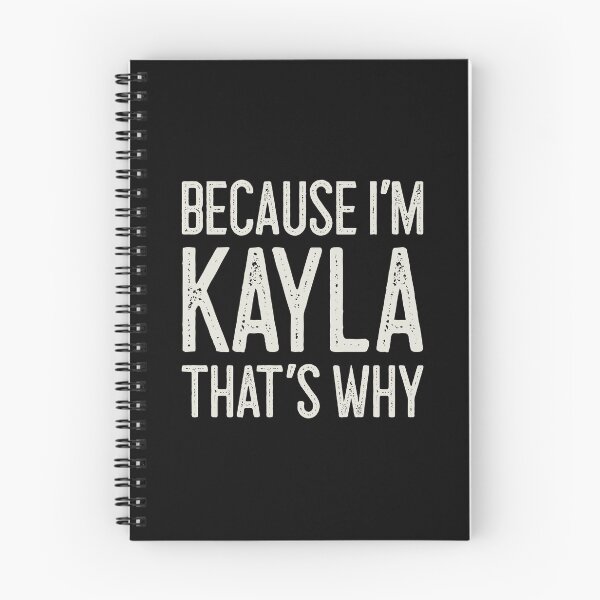 Item preview, Because I’m Kayla That’s Why Funny Personalized Name designed and sold by MariosNydras.