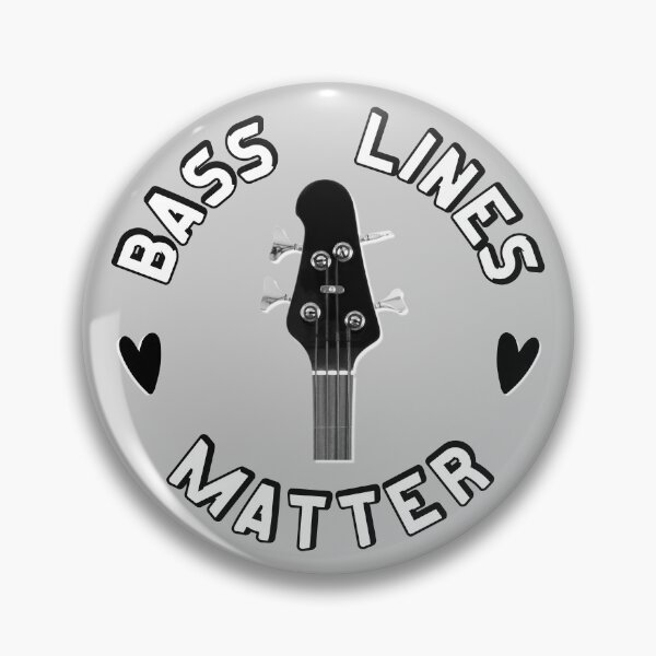 Item preview, Bass Lines Matter - Silver Metallic designed and sold by bloody-L.