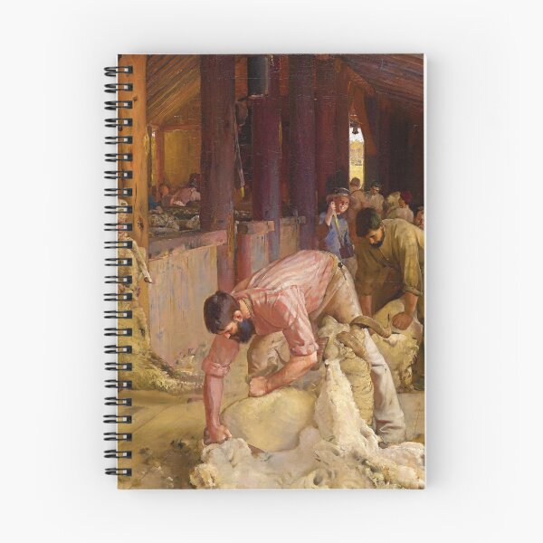 Artikelvorschau, Das Scheren der Widder von Tom Roberts (1890) entworfen und verkauft von allhistory.