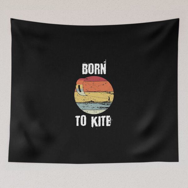Item preview, Born To Kite Kite Surfing Water Sports Retro Theme Classic T-Shirt designed and sold by ricedali41.
