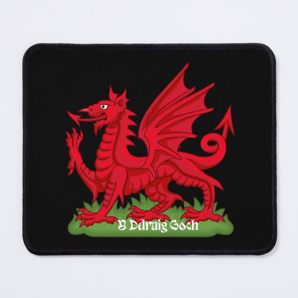 Item preview, Red Dragon on Field Ddraig Goch designed and sold by Aurorapod.