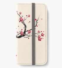 Kodama on a cherry tree iPhone Wallet/Case/Skin