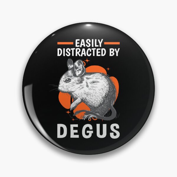 Item preview, Distracted by degus rodent common degu designed and sold by madgrfx.