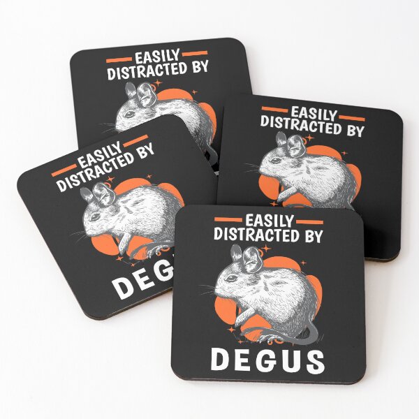 Item preview, Distracted by degus rodent common degu designed and sold by madgrfx.