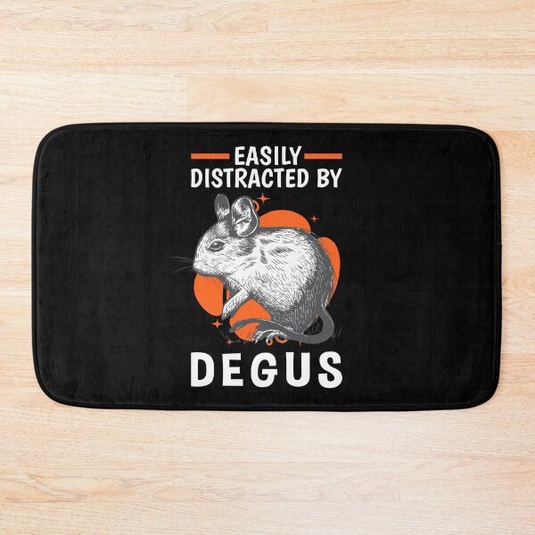 Item preview, Distracted by degus rodent common degu designed and sold by madgrfx.