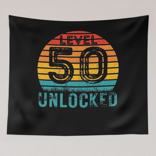 Item preview, 50 Year Old Birthday Gift Level 1972 designed and sold by UniqueBPresent.